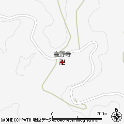 高野寺周辺の地図