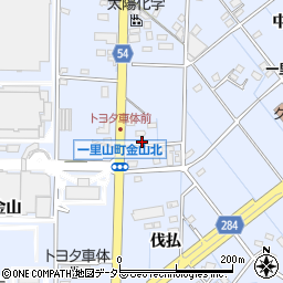 愛知県刈谷市一里山町伐払42周辺の地図