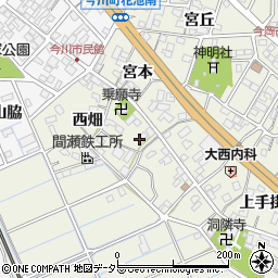 愛知県刈谷市今岡町西畑52周辺の地図