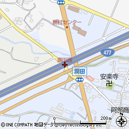 潤田西周辺の地図