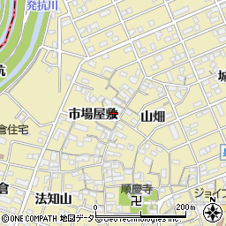 愛知県刈谷市泉田町市場屋敷62周辺の地図