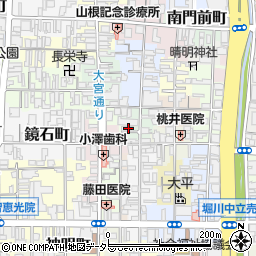京都府京都市上京区弾正町735-2周辺の地図