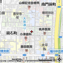 京都府京都市上京区弾正町周辺の地図