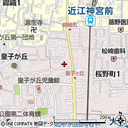 関西みらい銀行皇子山支店 ＡＴＭ周辺の地図