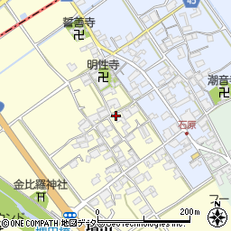 滋賀県蒲生郡日野町増田129周辺の地図