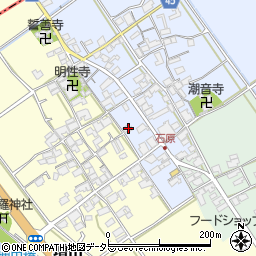 滋賀県蒲生郡日野町石原1209-2周辺の地図