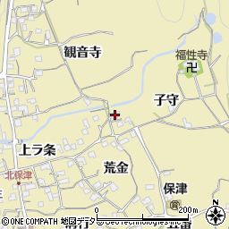 京都府亀岡市保津町子守57周辺の地図