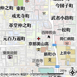 京都府京都市上京区元真如堂町360-5周辺の地図