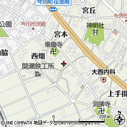 愛知県刈谷市今岡町西畑54周辺の地図