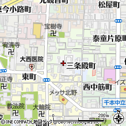 京都府京都市上京区西今出川町周辺の地図