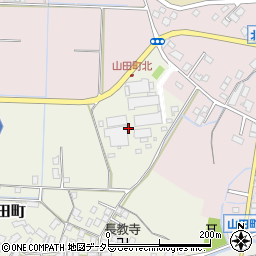 滋賀県草津市山田町周辺の地図