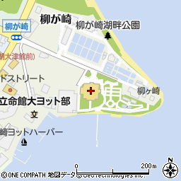 びわ湖大津館周辺の地図