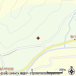 兵庫県丹波篠山市後川上98周辺の地図