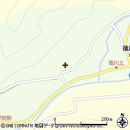 兵庫県丹波篠山市後川上118周辺の地図