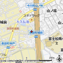 愛知県刈谷市泉田町城前194-1周辺の地図