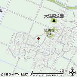 三重県三重郡菰野町大強原1233周辺の地図