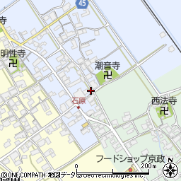 滋賀県蒲生郡日野町石原1188-2周辺の地図