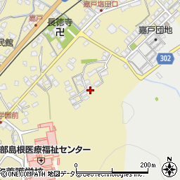 島根県江津市渡津町825-7周辺の地図