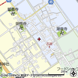 滋賀県蒲生郡日野町石原1206周辺の地図