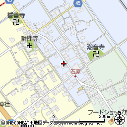 滋賀県蒲生郡日野町石原1207周辺の地図