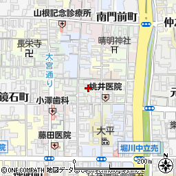 京都府京都市上京区弾正町732周辺の地図