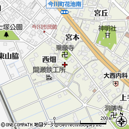 愛知県刈谷市今岡町西畑60周辺の地図
