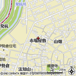 愛知県刈谷市泉田町市場屋敷82周辺の地図