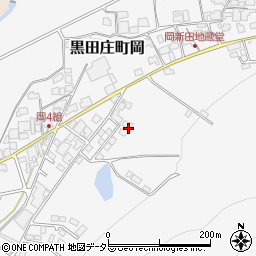 兵庫県西脇市黒田庄町岡1080-2周辺の地図