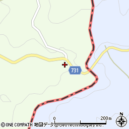 大阪府豊能郡能勢町天王737周辺の地図