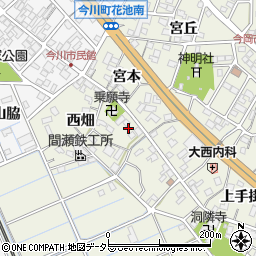 愛知県刈谷市今岡町西畑55周辺の地図