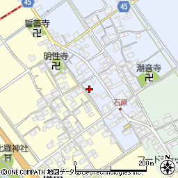 滋賀県蒲生郡日野町石原1204-1周辺の地図