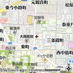 京都府京都市上京区一観音町425周辺の地図