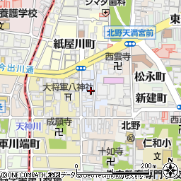 京都府京都市上京区大上之町周辺の地図