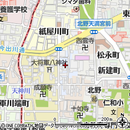 京都府京都市上京区大上之町周辺の地図