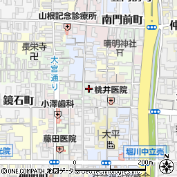京都府京都市上京区弾正町730周辺の地図