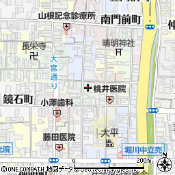 京都府京都市上京区弾正町730周辺の地図