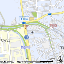 滋賀県湖南市下田3351-2周辺の地図