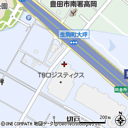 愛知県豊田市生駒町切戸17周辺の地図
