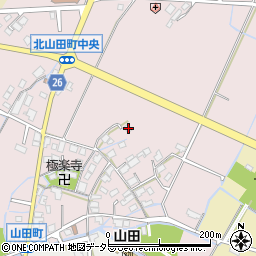 滋賀県草津市北山田町173周辺の地図