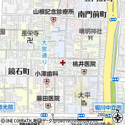 京都府京都市上京区弾正町729周辺の地図