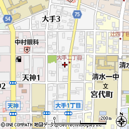 芦川洋服店周辺の地図
