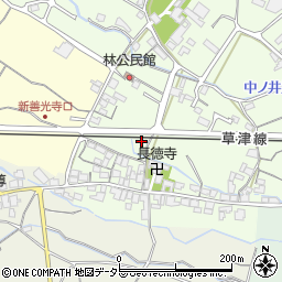 滋賀県栗東市林81周辺の地図