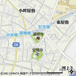遍照寺周辺の地図