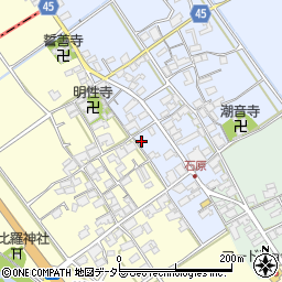 滋賀県蒲生郡日野町石原1203周辺の地図