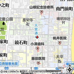 京都府京都市上京区下石橋町周辺の地図