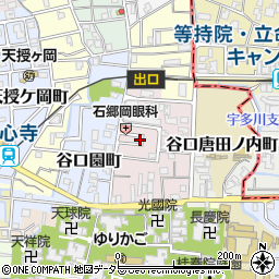 京都府京都市右京区谷口梅津間町10周辺の地図