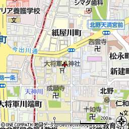 京都府京都市上京区西町45周辺の地図