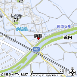 京都府亀岡市大井町並河前脇周辺の地図
