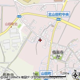 滋賀県草津市北山田町116周辺の地図