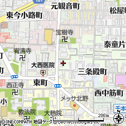 京都府京都市上京区一観音町424-1周辺の地図